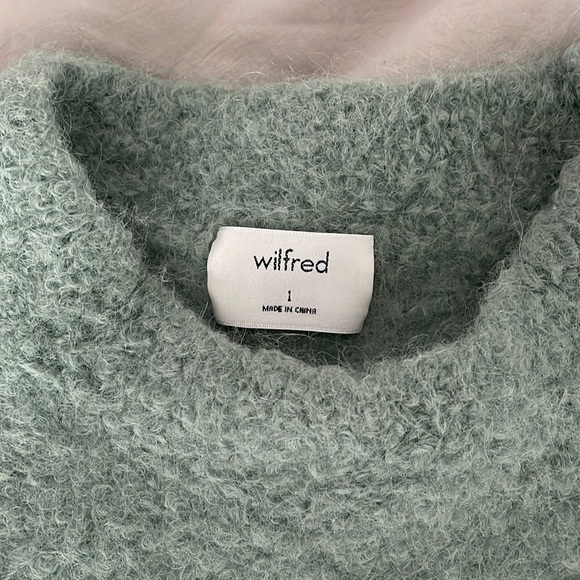 Aritzia Wilfred Seissan Oversize Alpaca Sweater Size 1 - Picture 3 of 6
